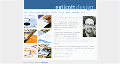 Desktop Screenshot of enticottdesign.co.uk